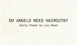 Lou Reed - Do Angels Need Haircuts? Out Now